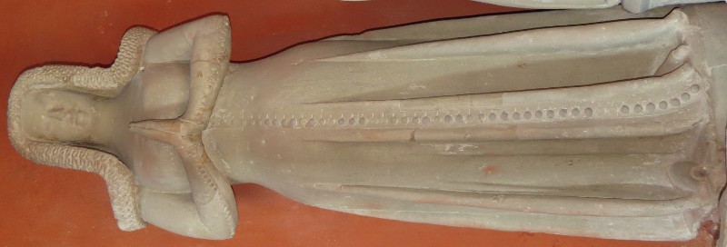 Switzerland La Sarraz - Chapelle St Antoine Francois I de La Sarra 1363 tomb 1390